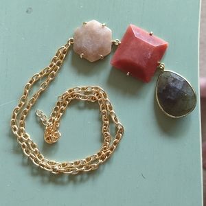 3-Stone Drop necklace BUNDLE AND SAVE!!